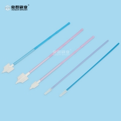 Disposable Sterile Cervical Brush for Pap Smear Soft Bristle Biocompatible