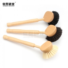 Dish Brush with Handle | Kitchen Scrub Brushes for Cleaning | Dish Scrubber with Stiff Bristles for Sink, Pots, Pans