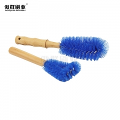 Car Wash Tyre Brushes Set With Long Handle For Cars | Wheel Detail Brush Bendable Wheel Brush