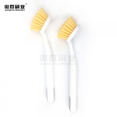 Dish Brush with Handle | Kitchen Scrub Brushes for Cleaning | Dish Scrubber with Stiff Bristles for Sink, Pots, Pans