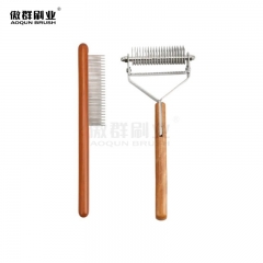 Pet grooming kit | Slicker Pet Brush | Dog Brush | Cat Brush | Remove Loose Fur and Undercoat
